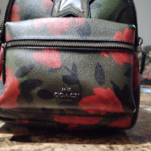 Coach Floral Mini Backpack - Picture 2 of 8